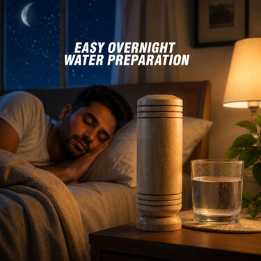 Blood Pressure Regularising Arjunsar Wooden Glass (NUTRA44)