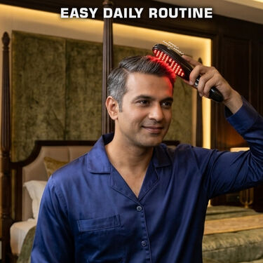 LED Light Therapy Brush For Hair Growth (MHB1)