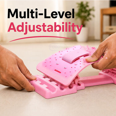Multi-Level Back and Neck Support with Magnetic Acupressure Points For Pain Relief (PR202)