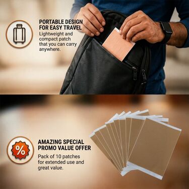 Body Pain Relief Hot Patch Pack of 10 (10BPR18)