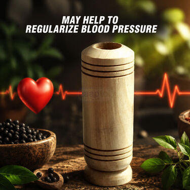 Blood Pressure Regularising Arjunsar Wooden Glass (NUTRA44)