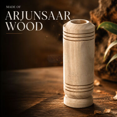 Blood Pressure Regularising Arjunsar Wooden Glass (NUTRA44)