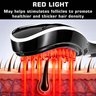 LED Light Therapy Brush For Hair Growth (MHB1)