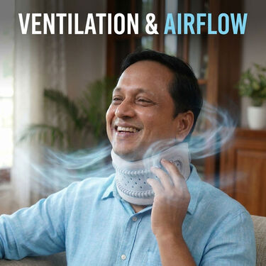 Breathable Cervical Support Collar For Neck Stability and Pain Relief (PR201)