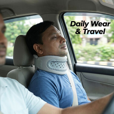 Breathable Cervical Support Collar For Neck Stability and Pain Relief (PR201)