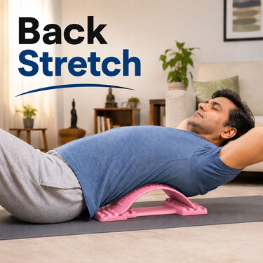 Multi-Level Back and Neck Support with Magnetic Acupressure Points For Pain Relief (PR202)