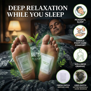 Detox Foot patch with Green tea Extract pack of 30 (DTXGT30)