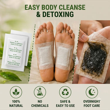 Detox Foot patch with Green tea Extract pack of 30 (DTXGT30)