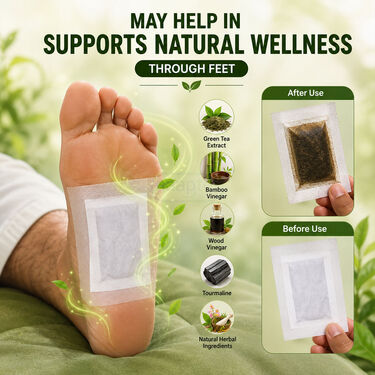 Detox Foot patch with Green tea Extract pack of 40 (DTXGT40)