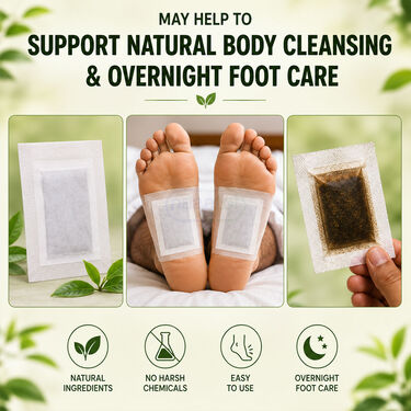 Detox Foot patch with Green tea Extract pack of 40 (DTXGT40)