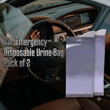 Car Emergency Disposable Urine Bag Pack of 2 (THY3)