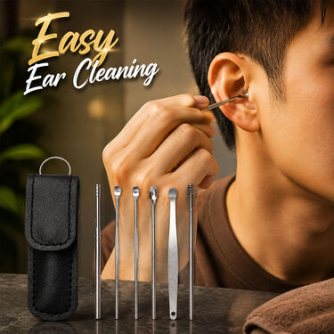 Stainless Steel Complete Ear Cleaning Kit (EDC9)