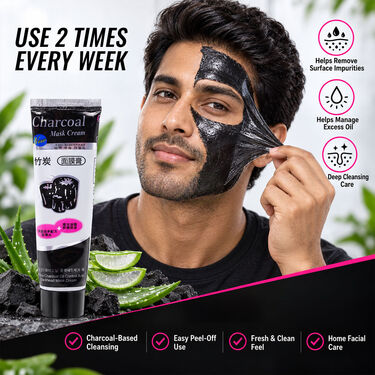 Instant Charcoal Peel Off Mask For Men (BFC7)