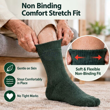 Super Highly Padded Diabetic Socks Buy 1 Pair, Get 1 Pair (SC03)