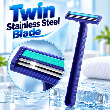 Pack of 24 Double Blade Disposable Razors (PCP7)