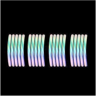 Colorful Tyre Reflectors For Car & Bike Pack Of 20 (CTRFCB)